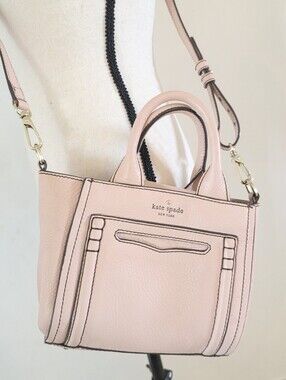 kate spade ♠️ Claremont Ballet Pink Leather Crossbody Satchel